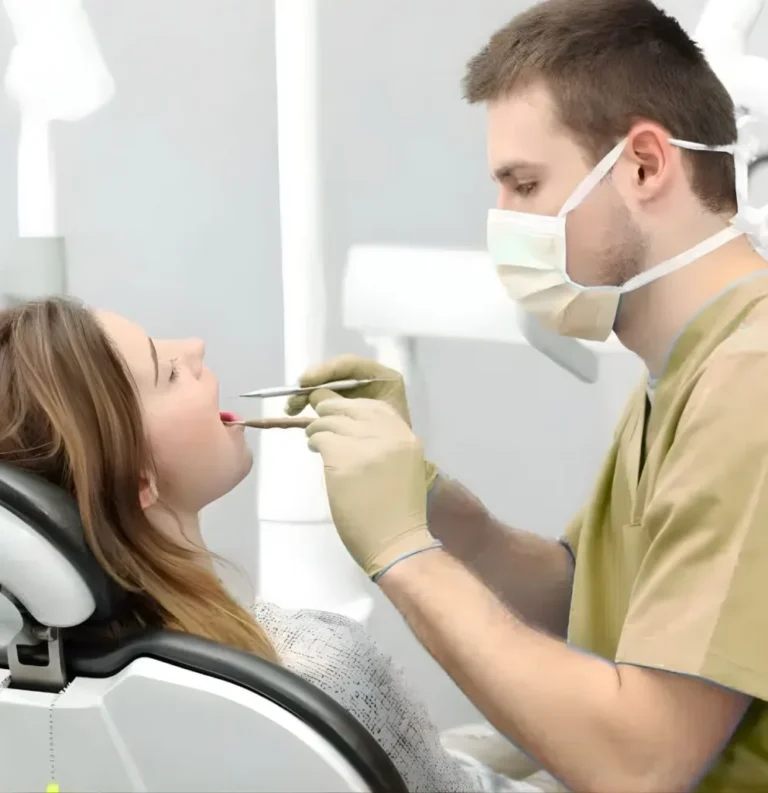 Patient receiving general dental care at a dental practice in Great Bookham