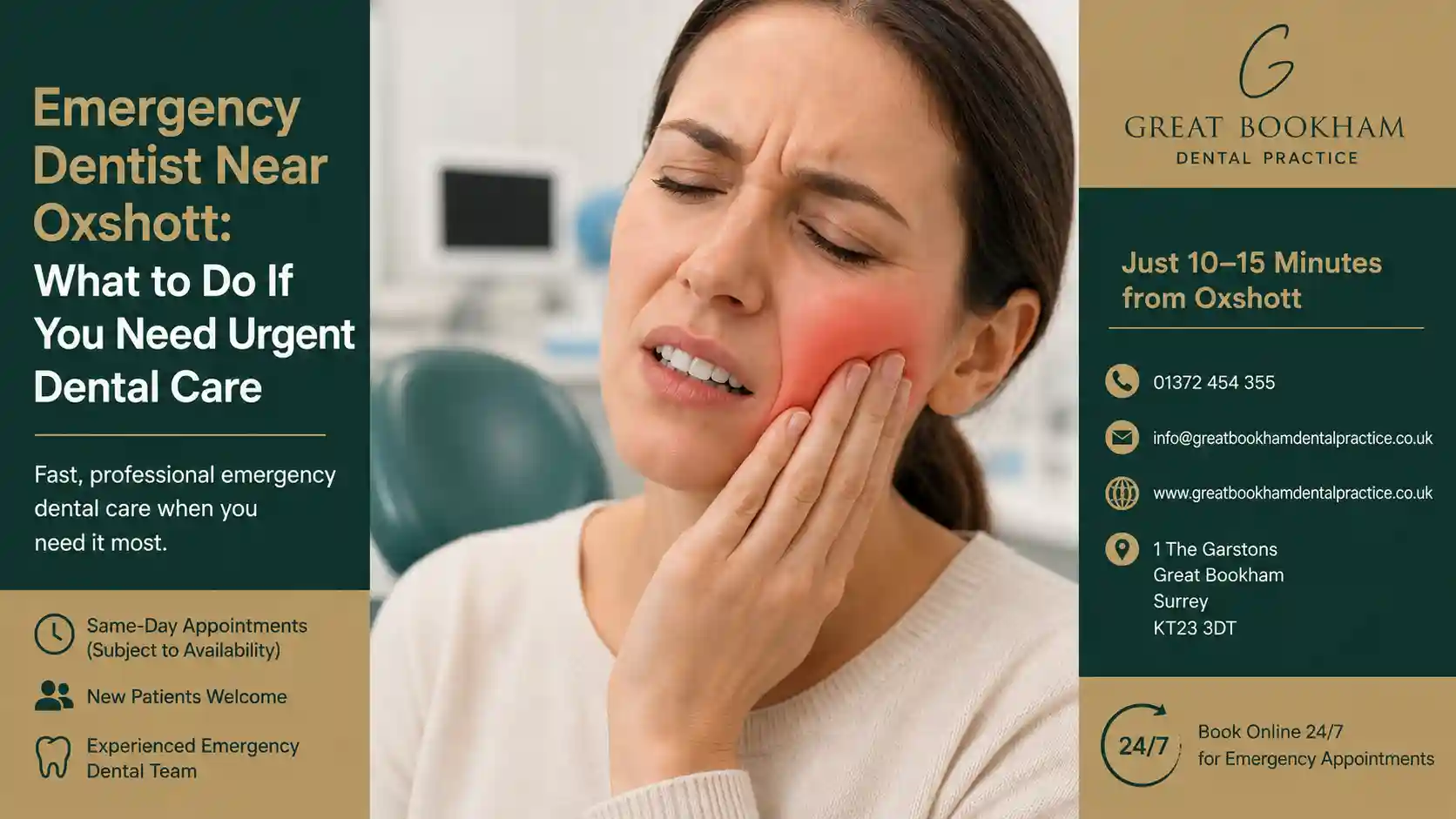 What to Do If You Need Urgent Dental Care near oxshott