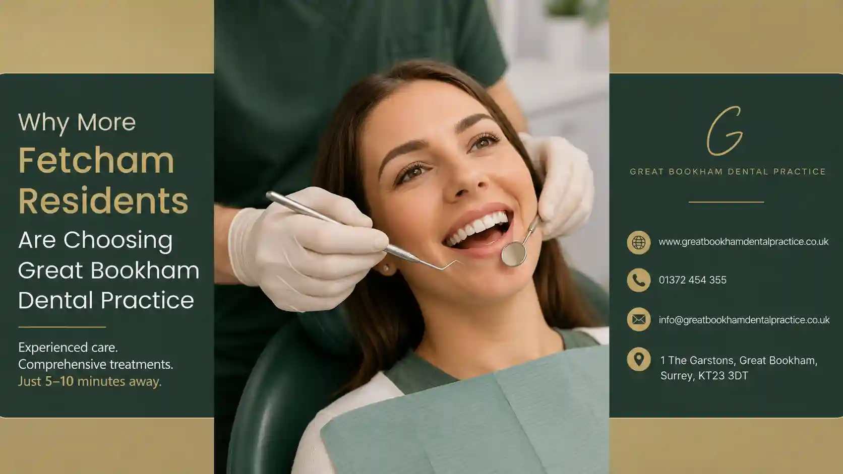 Why More Fetcham Residents Are Choosing Great Bookham Dental Practice