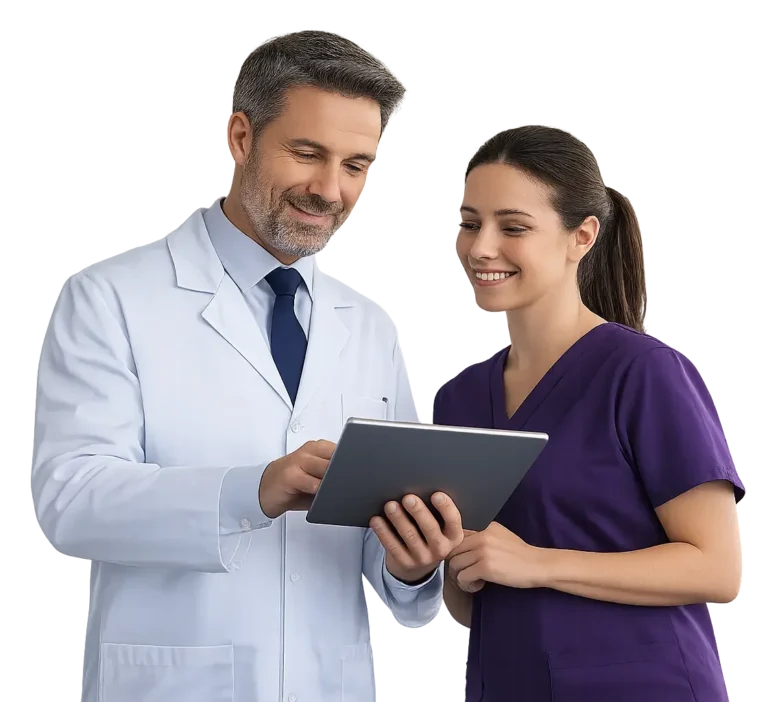Experienced dental implant team at Greetbookham dental practice