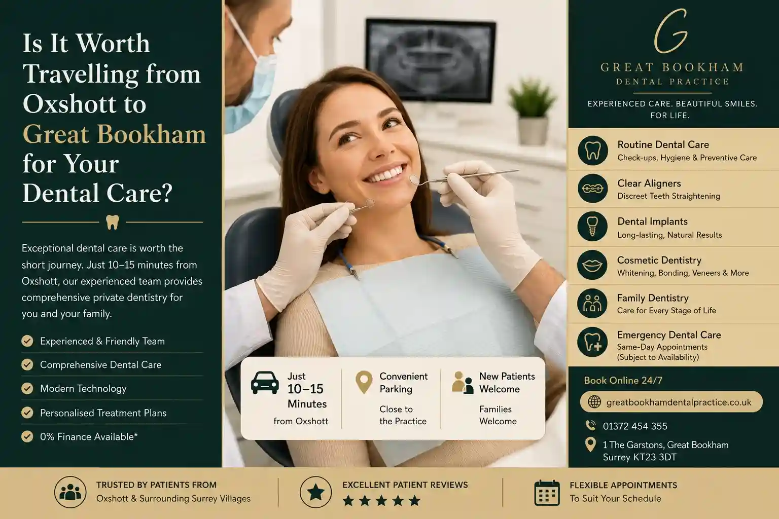 is It Worth Travelling from Oxshott to Great Bookham for Your Dental Care
