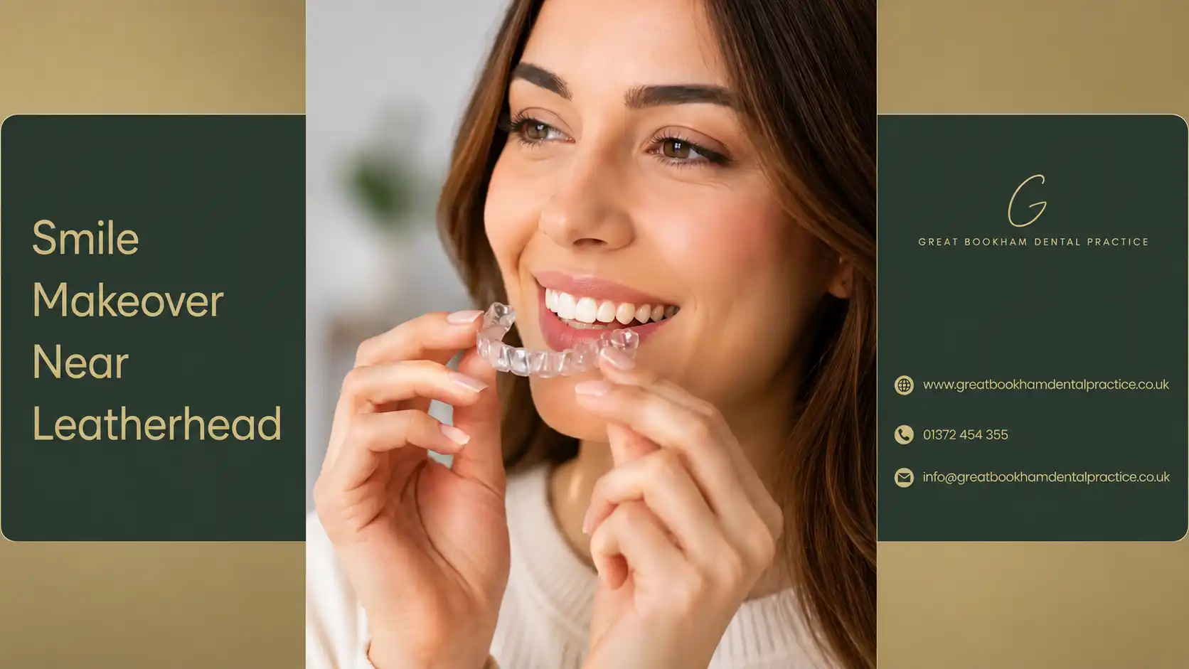 Smile makeover treatment for patients near Leatherhead