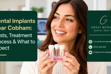 Great Bookham Dental Practice dental implants near Cobham showing dental implant treatment information